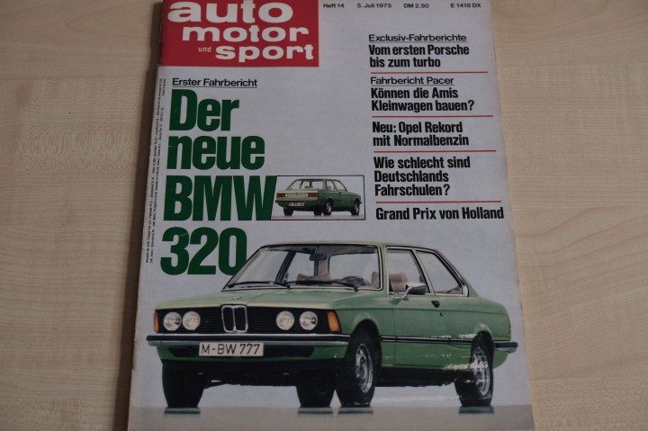 Deckblatt Auto Motor und Sport (14/1975)